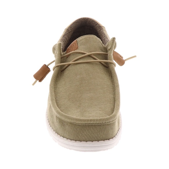 HEY DUDE WALLY CORDUROY SLIP ON SHOES IN TAN 13 US 46 EU main image 7